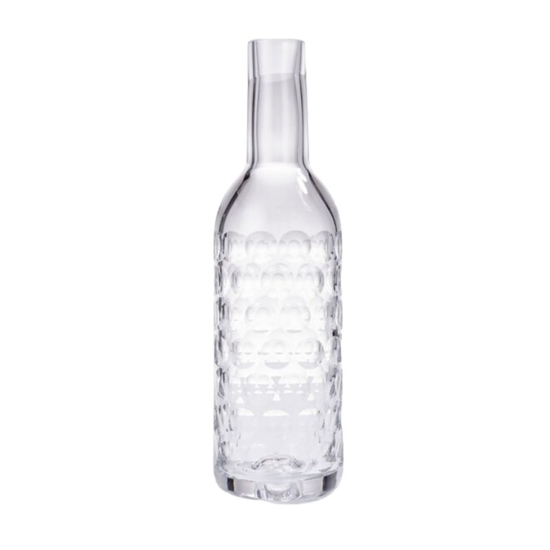 Crystal Decanter, Candle Holder and Vase image