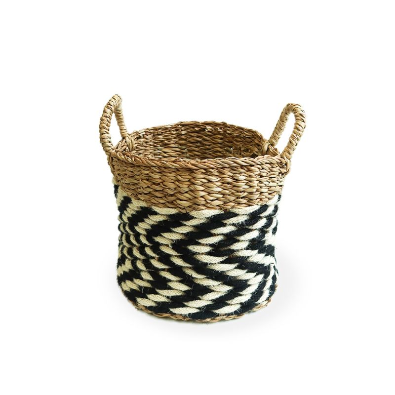 Ula Zigzag Basket - Set Of 3 image