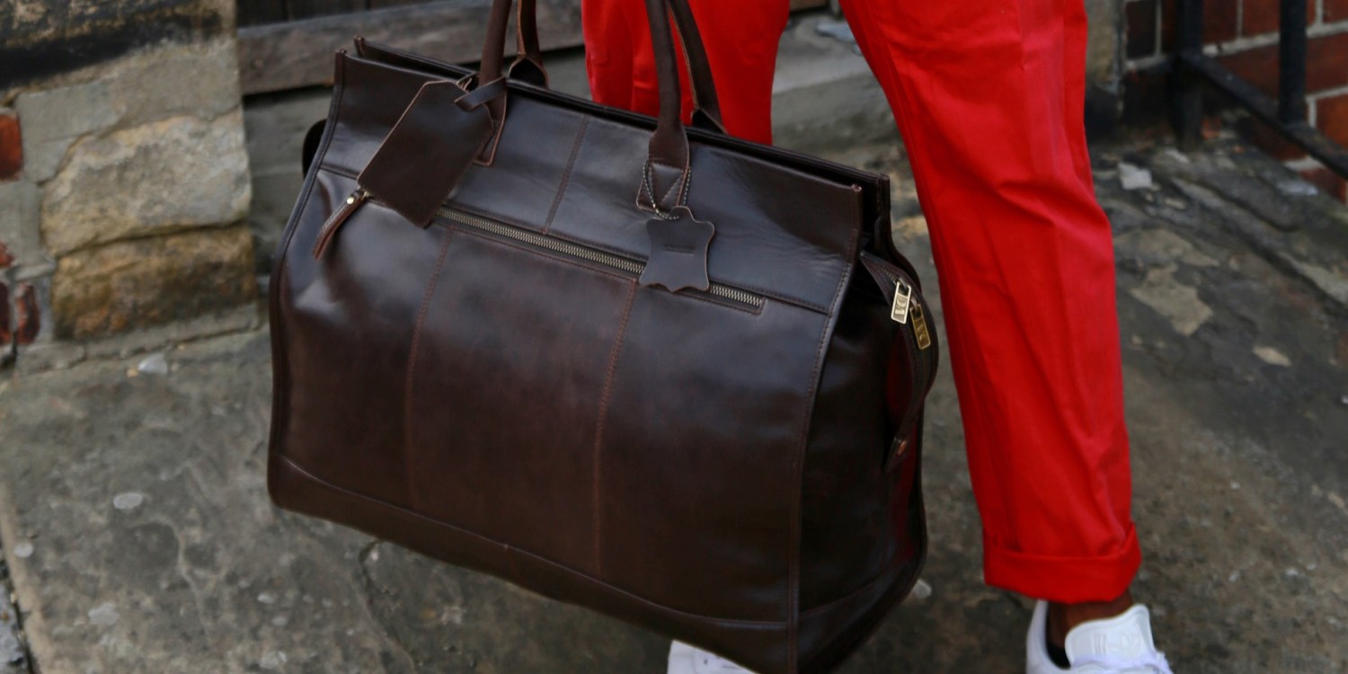 Vintage child leather bags top