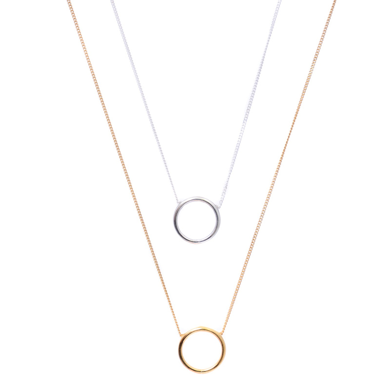 Thumbnail of Halo Necklace Silver image