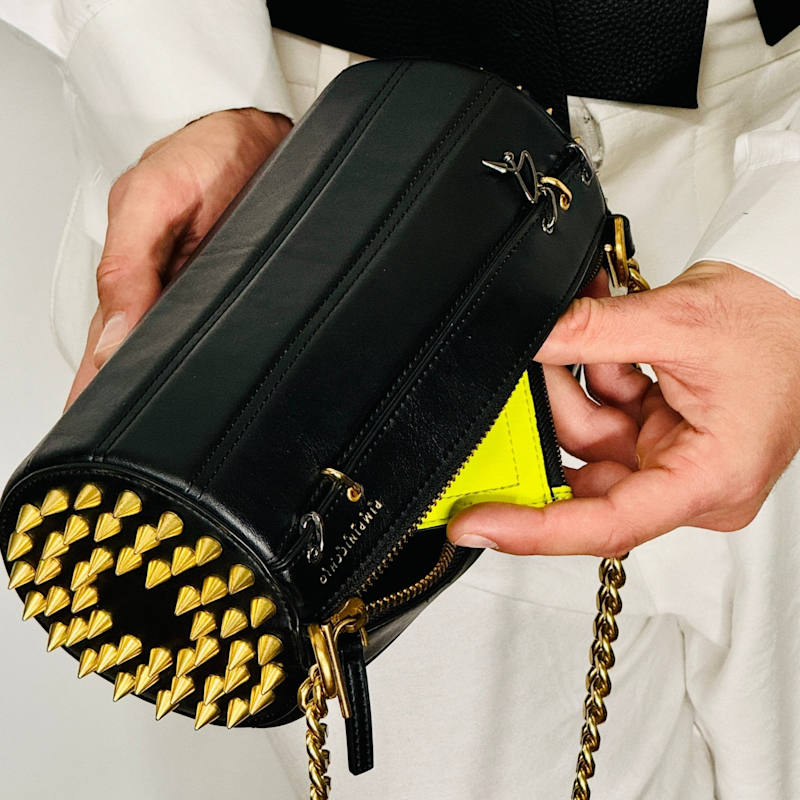 Thumbnail of Tube Cross-Body Bag In Black image