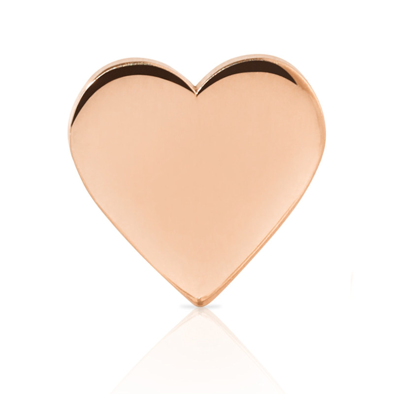 Thumbnail of 14K Rose Gold Heartfelt Stud image