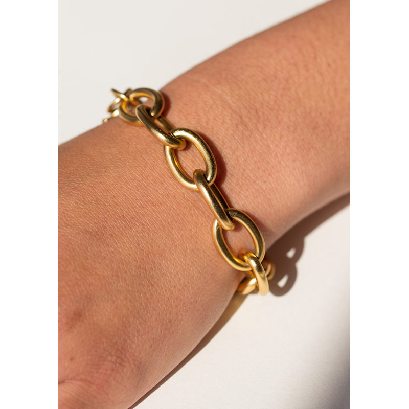 Thumbnail of Chunky Round Gold Chain Bracelet image
