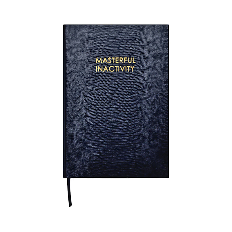 Masterful Inactivity M Notebook | Sloane Stationery | Wolf & Badger