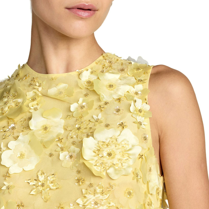 Thumbnail of Floral Embellished Sleeveless Mini Dress image