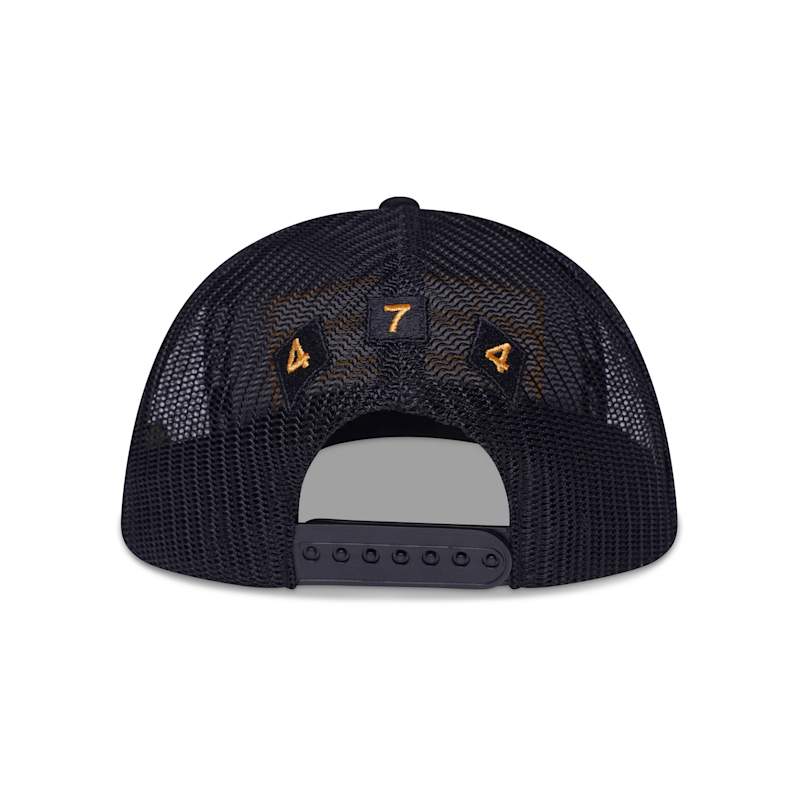 Thumbnail of 474 Gold 3 Bars Trucker Hat - Black, Gold image