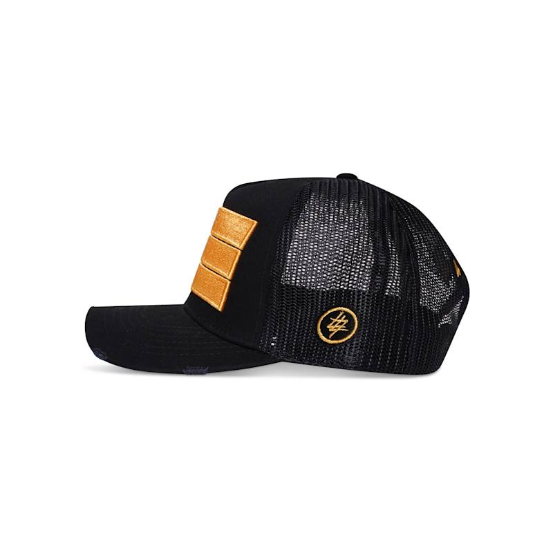 Thumbnail of 474 Gold 3 Bars Trucker Hat - Black, Gold image