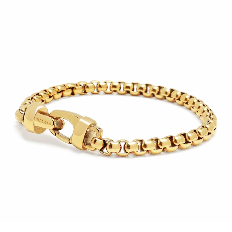 Thumbnail of Gold Box Chain Bracelet image