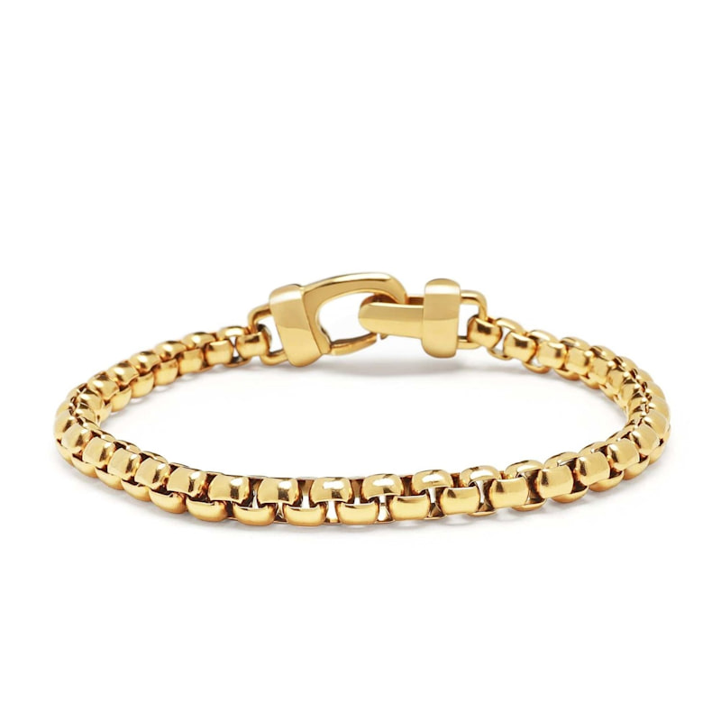 Thumbnail of Gold Box Chain Bracelet image