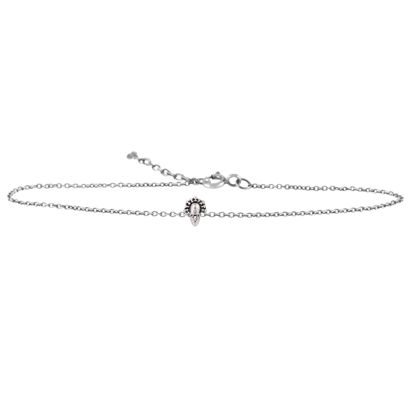 Thumbnail of Tiny Voodoo Legba Bracelet Silver image