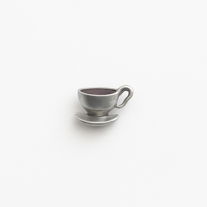Thumbnail of 925K Sterling Silver Coffee Mini Pin image