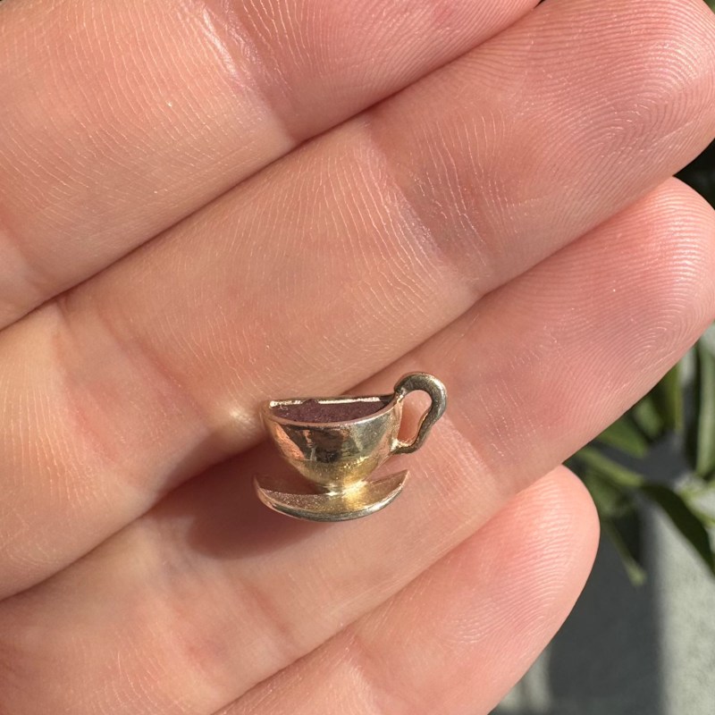 Thumbnail of 925K Sterling Silver Coffee Mini Pin image