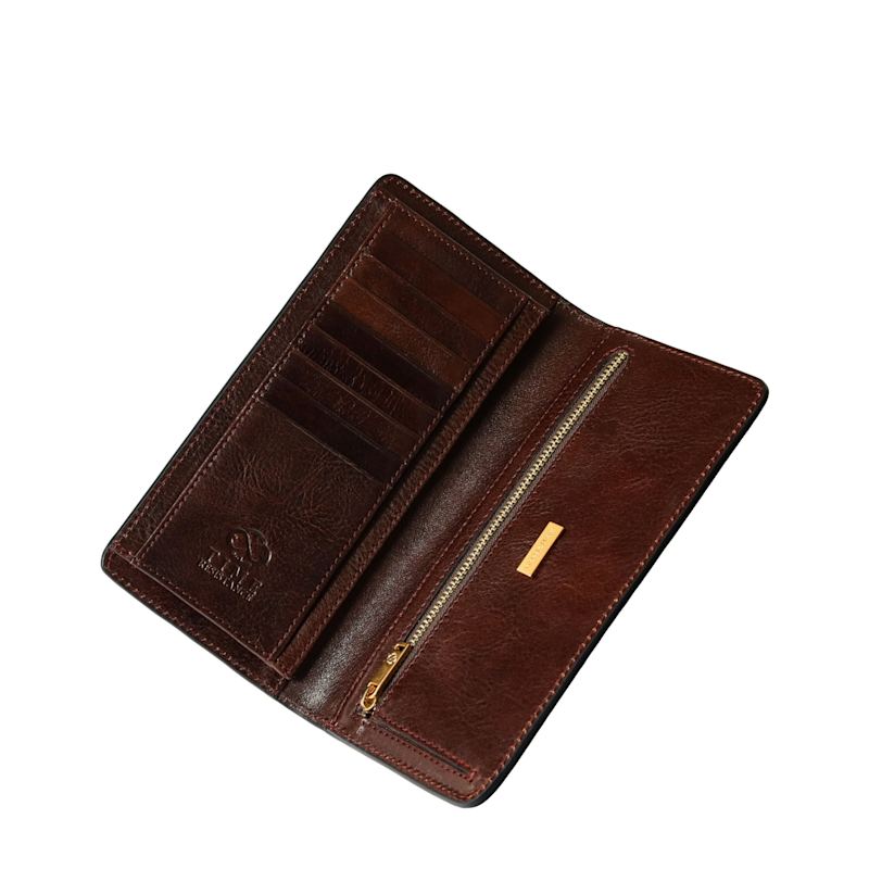 Thumbnail of Brown Leather Coat Wallet - The Periodic Table image