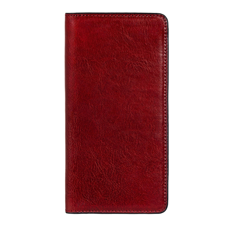 Thumbnail of Leather Coat Wallet In Red - The Periodic Table image