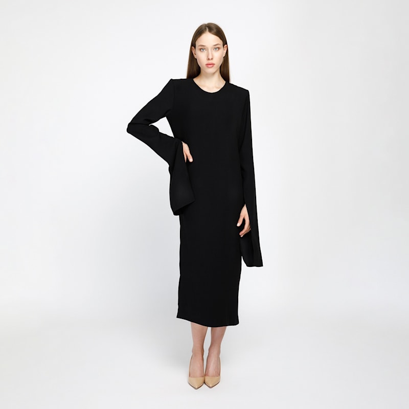 Thumbnail of Midi Bell Sleeve Dress image