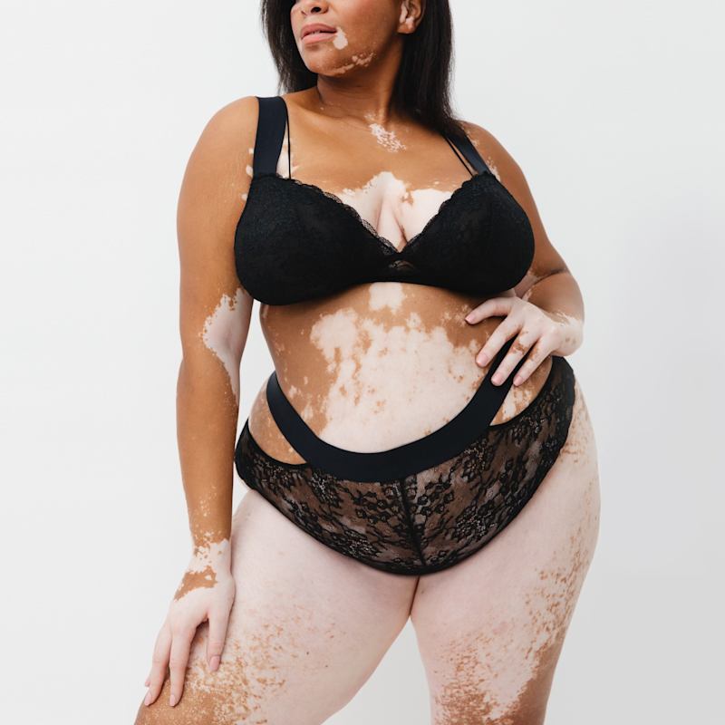 Thumbnail of Wild Lace Cheeky Panty Black image