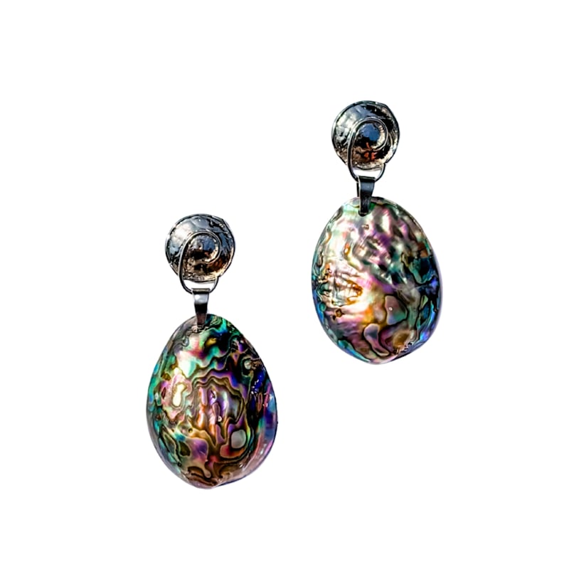 Thumbnail of Abalone Shell Drop Earrings image