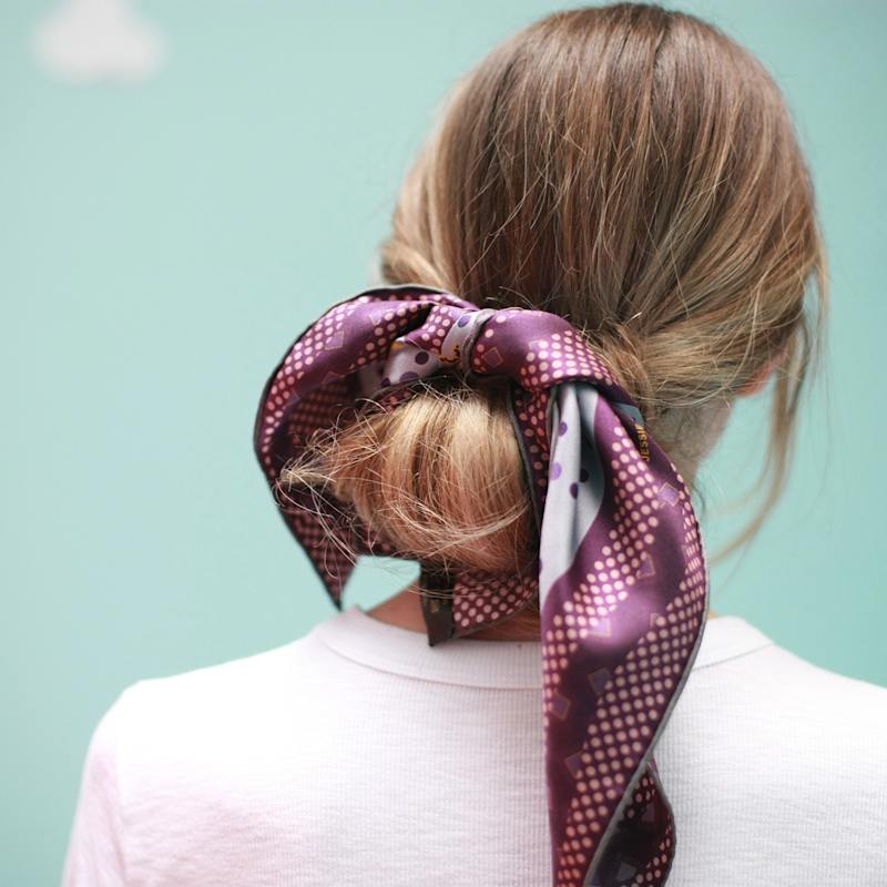 Thumbnail of Silk Bandana With Yellow Leopards image