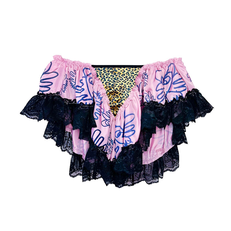 Thumbnail of Acid Kitty Flouncy Leopard Mini Skirt image