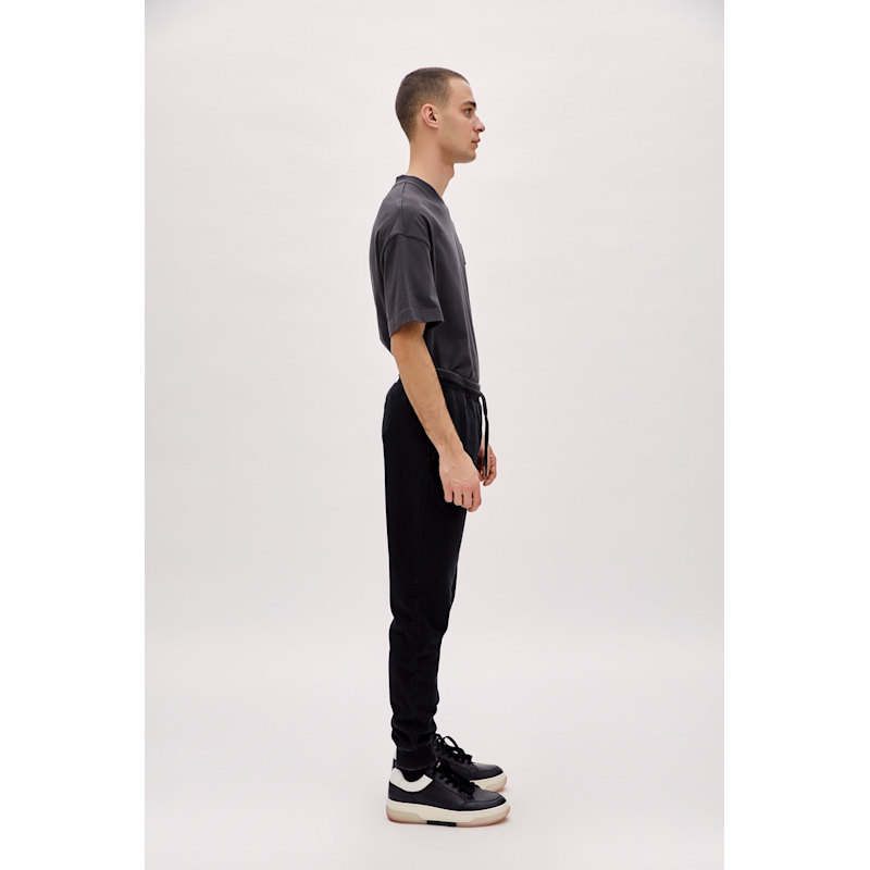 Thumbnail of Men Acid Washed Track Sweatpant - Black image