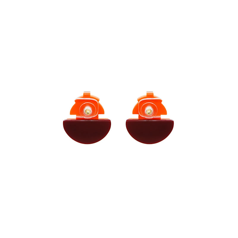 Thumbnail of Acrylic Handmade Earring Jaci Orange image