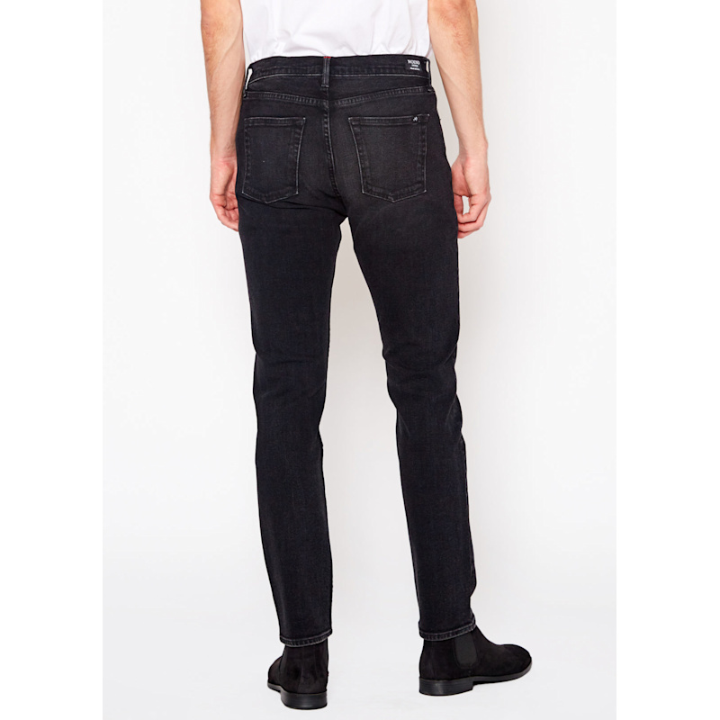 Thumbnail of Men's Brooklyn Stretch Slim Fit Jeans In Pitch Black - Thirty Two Inseam image