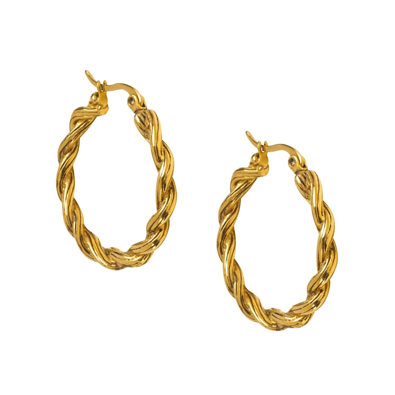 Thumbnail of Adele Hoops Gold image