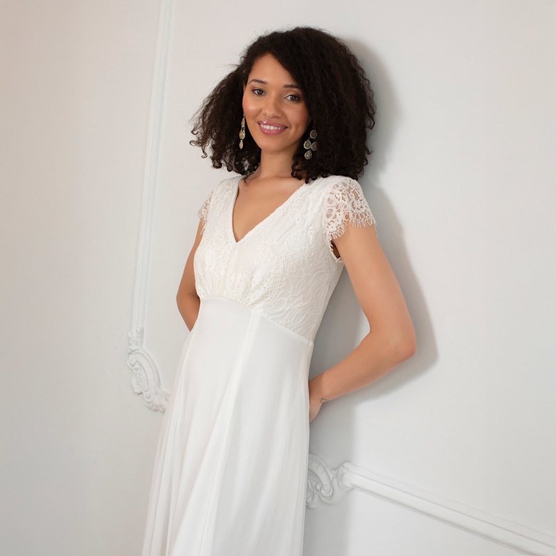 Thumbnail of Adele Wedding Gown In Ivory image
