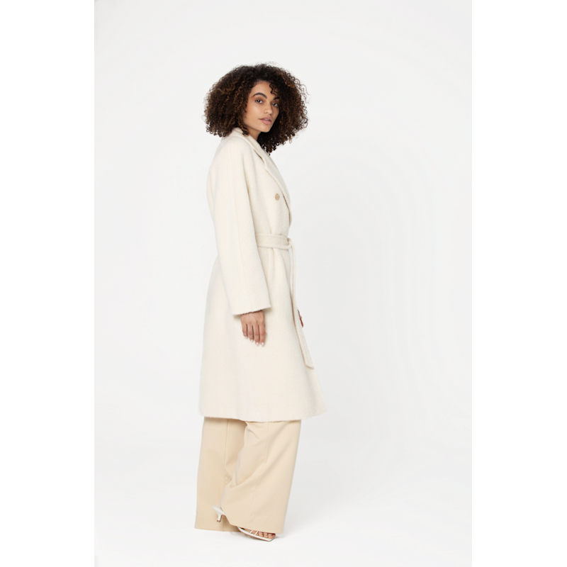 Thumbnail of Adioro Off White Alpaca Coat image
