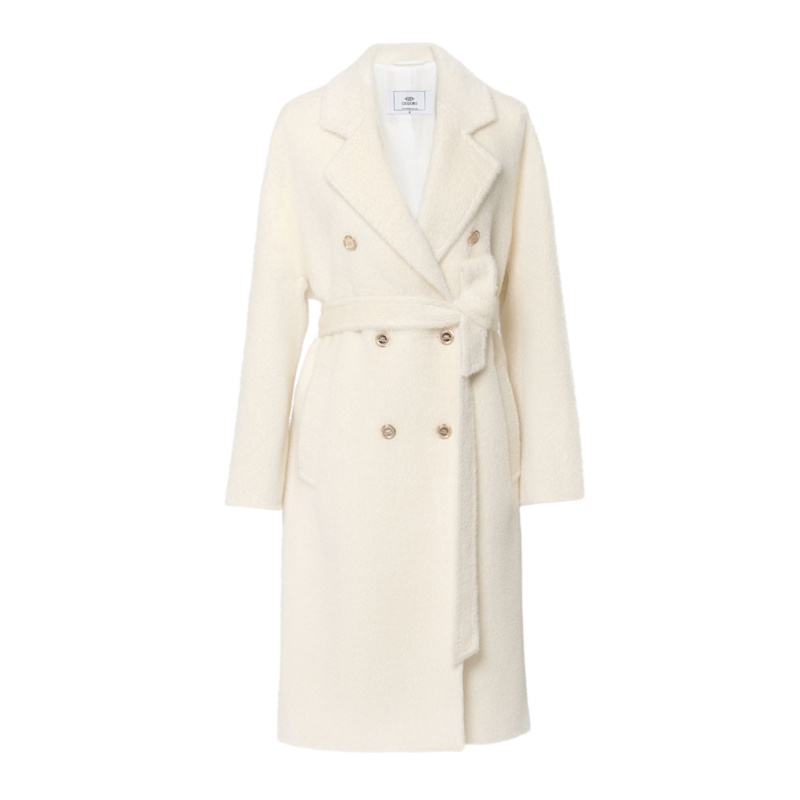 Thumbnail of Adioro Off White Alpaca Coat image