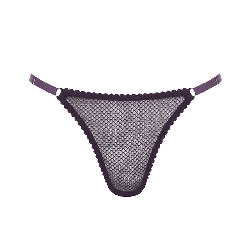 Adjustable String Panties Plum | Darily Underwear | Wolf & Badger