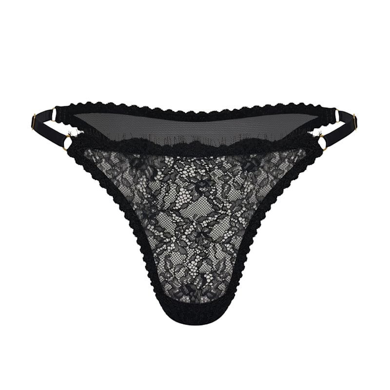 Adjustable Strings Ombre Black | Darily Underwear | Wolf & Badger