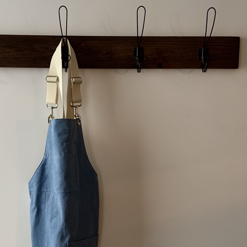 Thumbnail of Upcycled Denim Adult Apron image