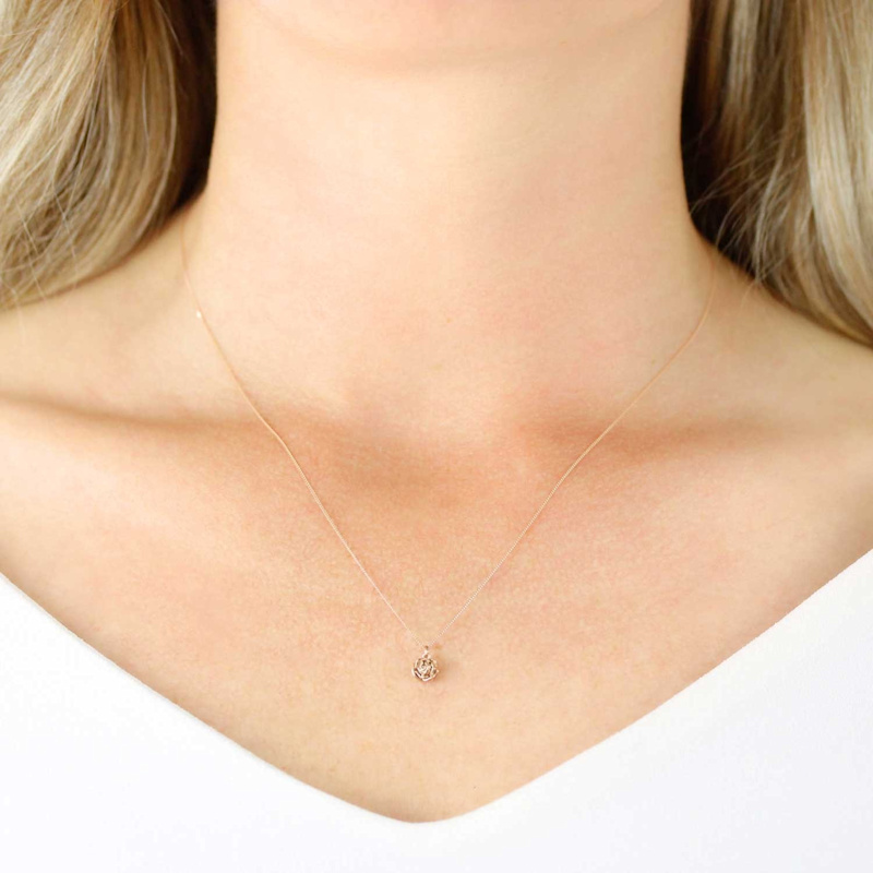 Thumbnail of Rose Necklace – Silver image