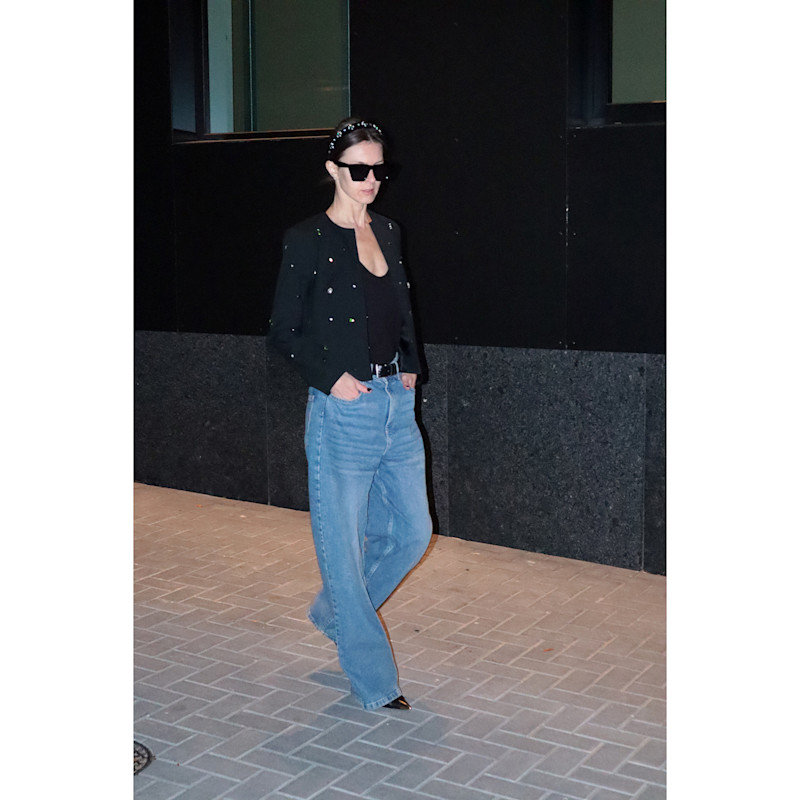 Thumbnail of Candy Evening Crystal Hand-Embellished Cropped Jacket - Black image