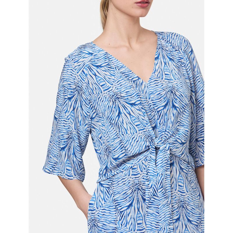 Thumbnail of Ailbhe Stripe And Bow Print Dress - Made With Liberty Fabric image