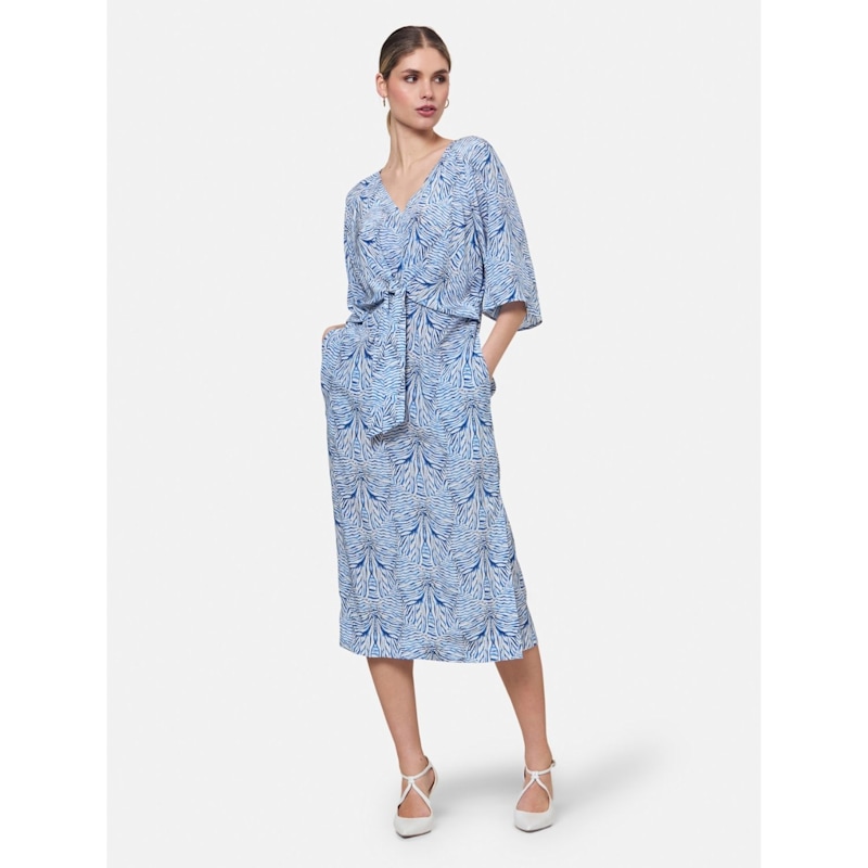 Thumbnail of Ailbhe Stripe And Bow Print Dress - Made With Liberty Fabric image