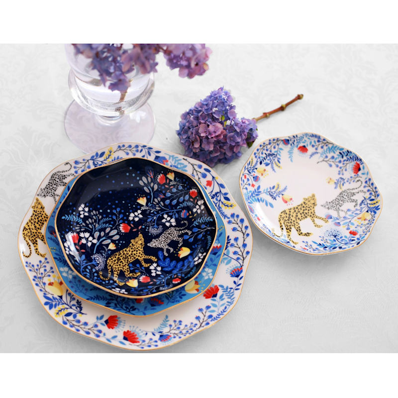 Thumbnail of Night Amazon Rainforest Fine Bone China Side Plate image