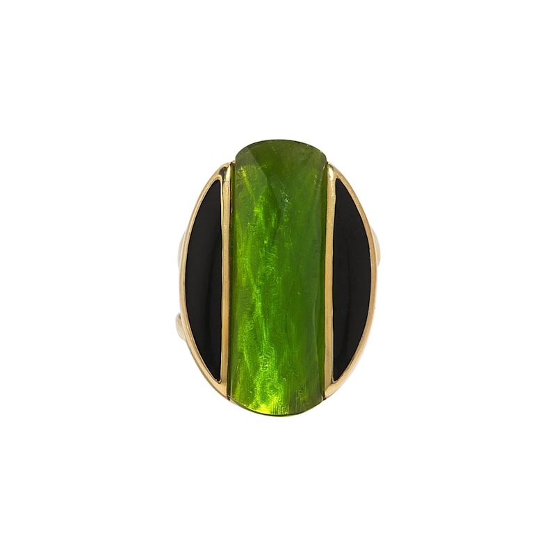 Thumbnail of Ala Ring - Goddess-Inspired Gold Ring For Self-Worth & Clarity image