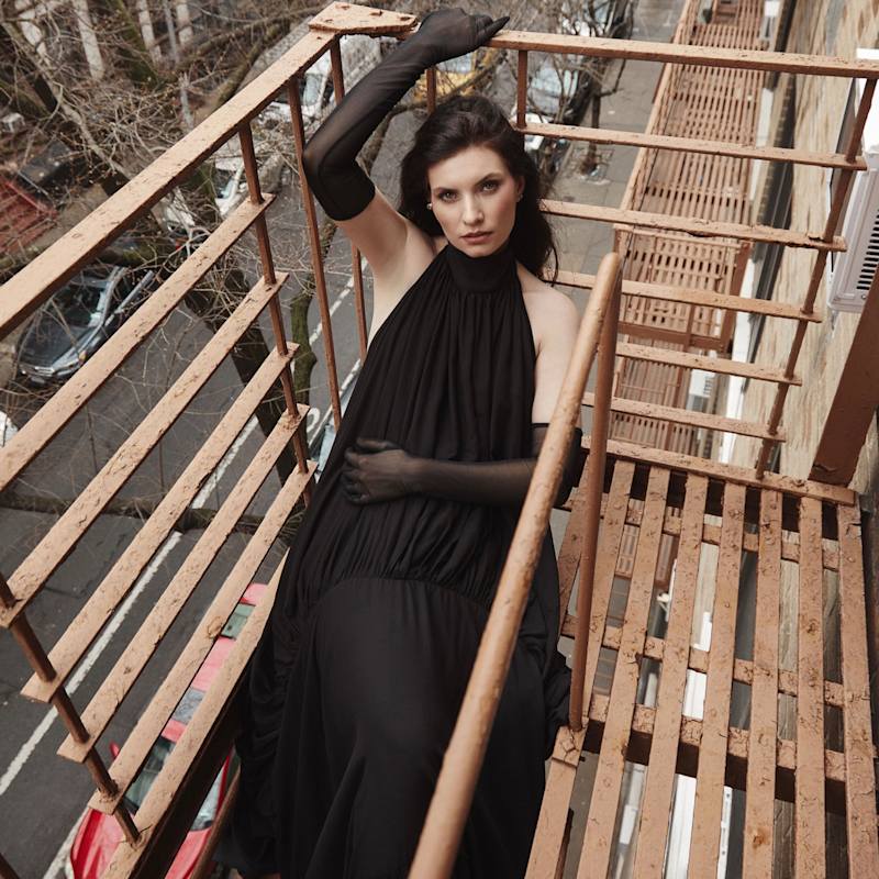 chinese dress ladies Alaya Halter Pleated Maxi Dress main image 0