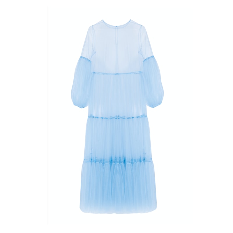 Thumbnail of Alena - Maxi Tulle Dress Lightblue image