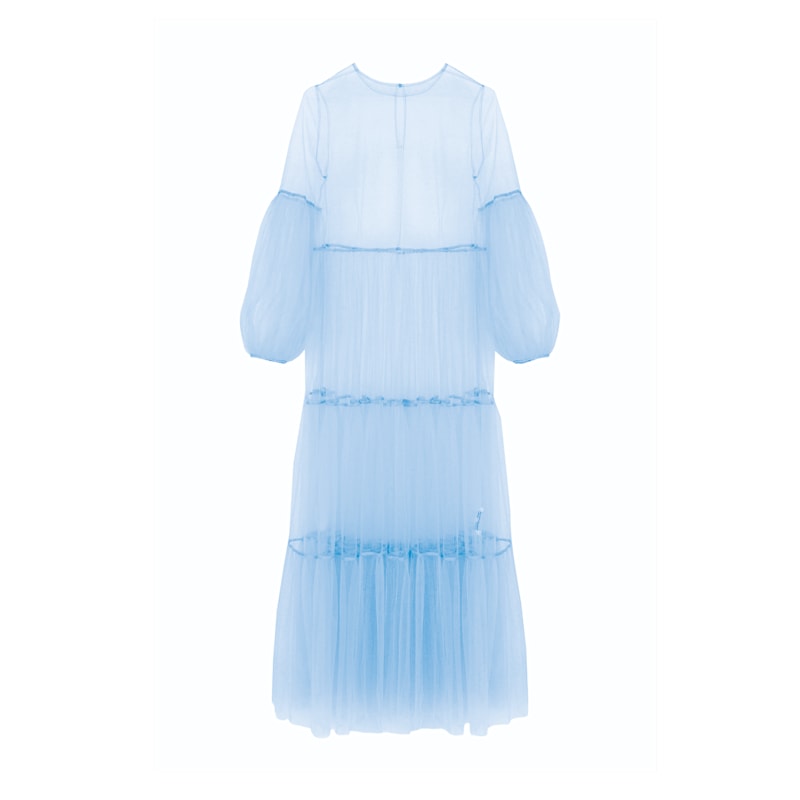 Thumbnail of Alena - Maxi Tulle Dress Lightblue image