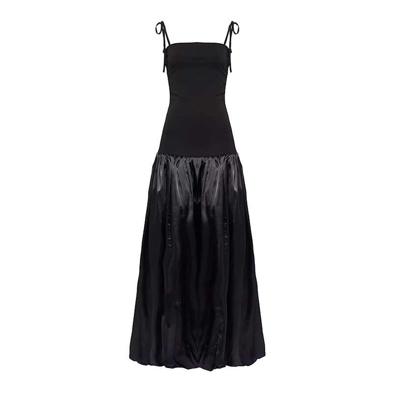 Amy Lynn Alexa Spaghetti-Strap Maxi Dress - Black