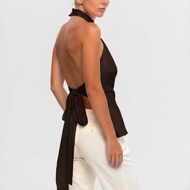 Thumbnail of Alica Top, Silky - Cocoa image