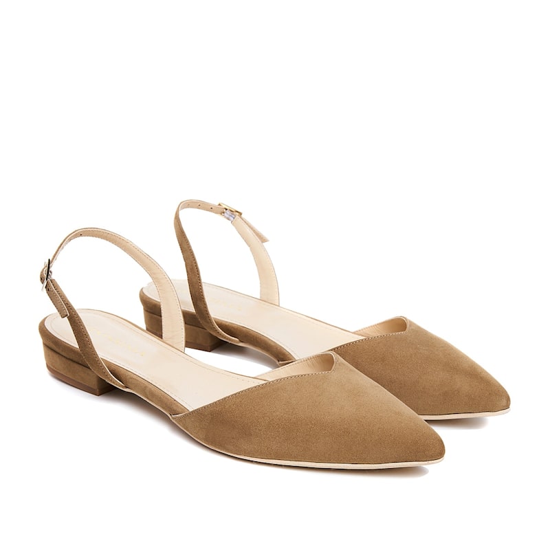 Thumbnail of Alice V-Cut Slingback Flats image