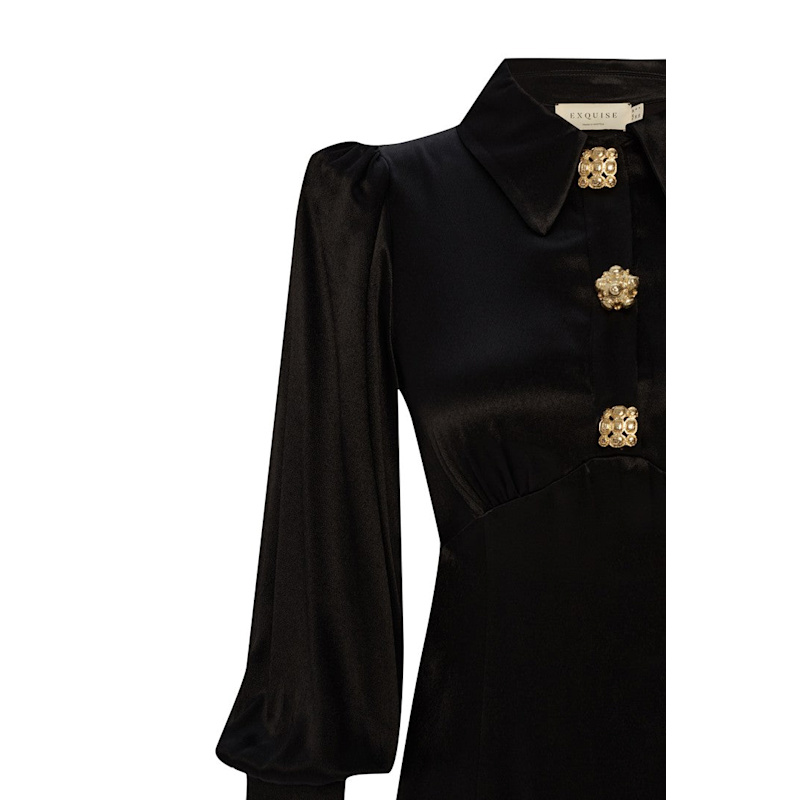 Thumbnail of Alivia Midi Dress – Black image