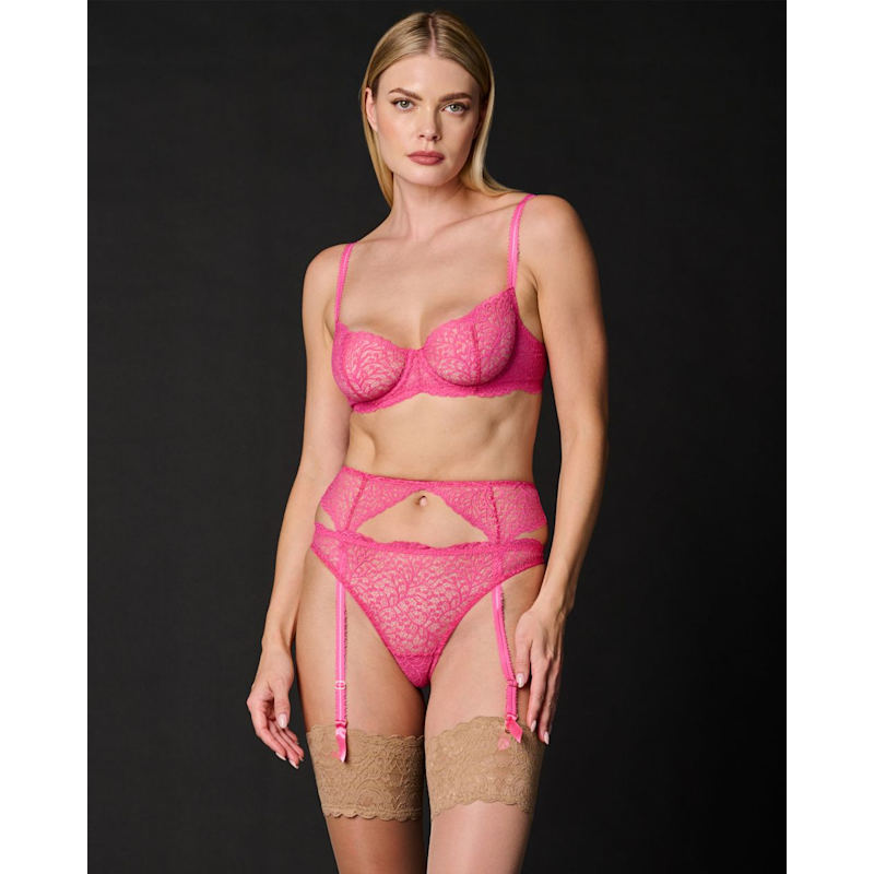 Thumbnail of Allegra Balconette Bra Raspberry Meringue image