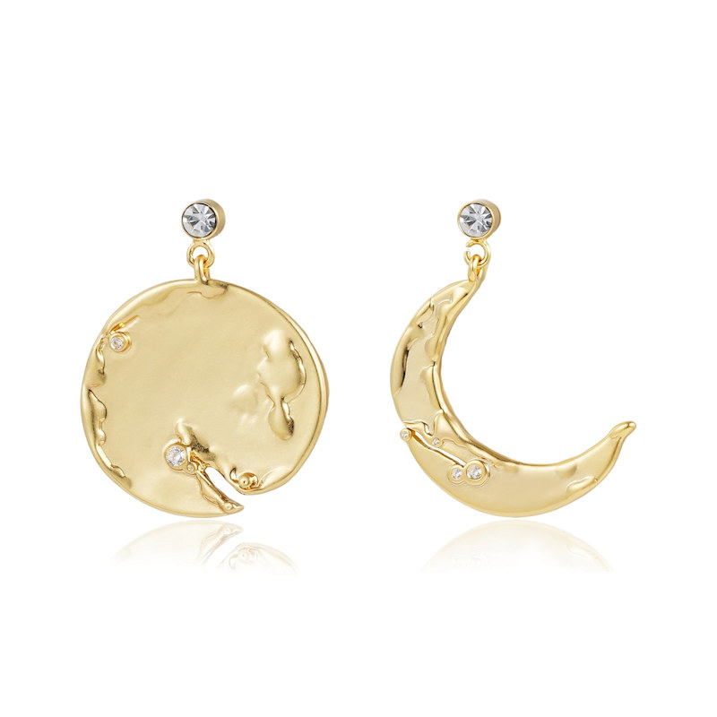 Alluring Sun Moon Earrings Rare Matters Jewelry Wolf Badger