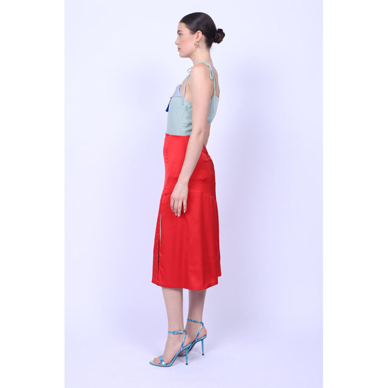 Thumbnail of Alma Skirt-Red image