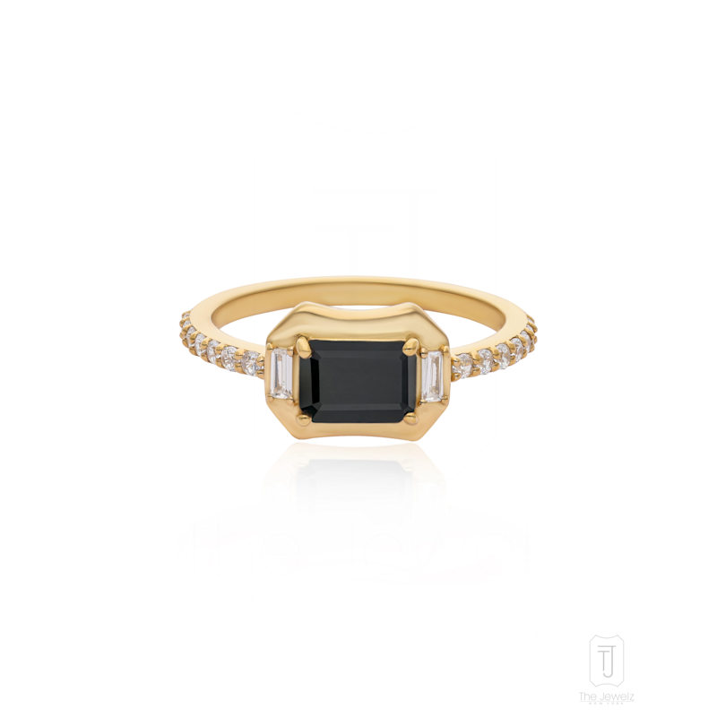 Thumbnail of Be Famous Black Onyx Signet Ring image